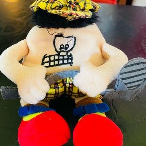 Silly Slammer Sport Angry Golfer McDuff #33 plush beanbag talking sounds Golf